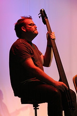 Kris with upright bass